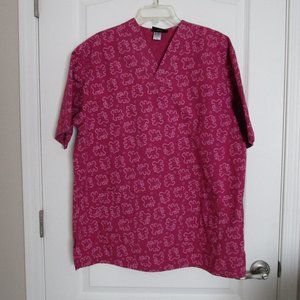 100% cotton nurse's scrubs NZ brand teddy bear print